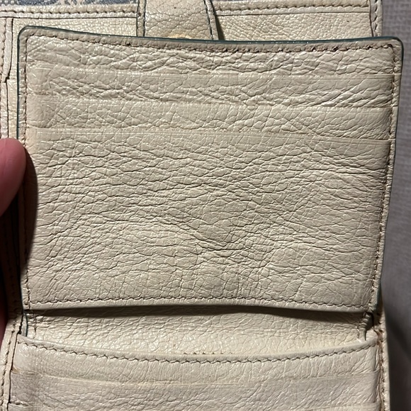 Celine Authentic blue and white compact wallet - Picture 16 of 17